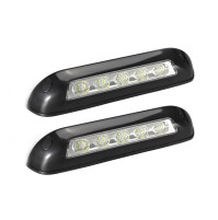 LED Awning Light - Black casing - 12 volts - 5 Watt -  Emmitt Color: White 6500K- WK-AL1X- AZLED